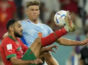 -摩洛哥队战胜阿根廷队，晋级欧洲杯四强